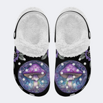 Purple Mushroom Print Slippers/Sandals Factory Direct Sales