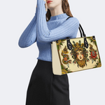 Queen And Serpent Print Handbag Factory Direct Sales