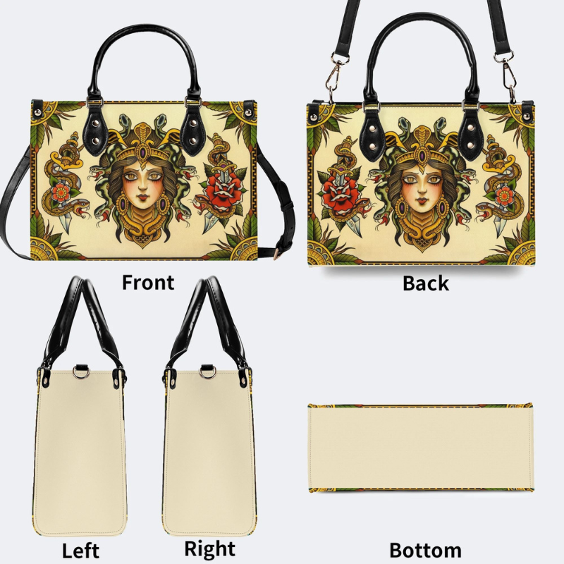Queen And Serpent Print Handbag Factory Direct Sales