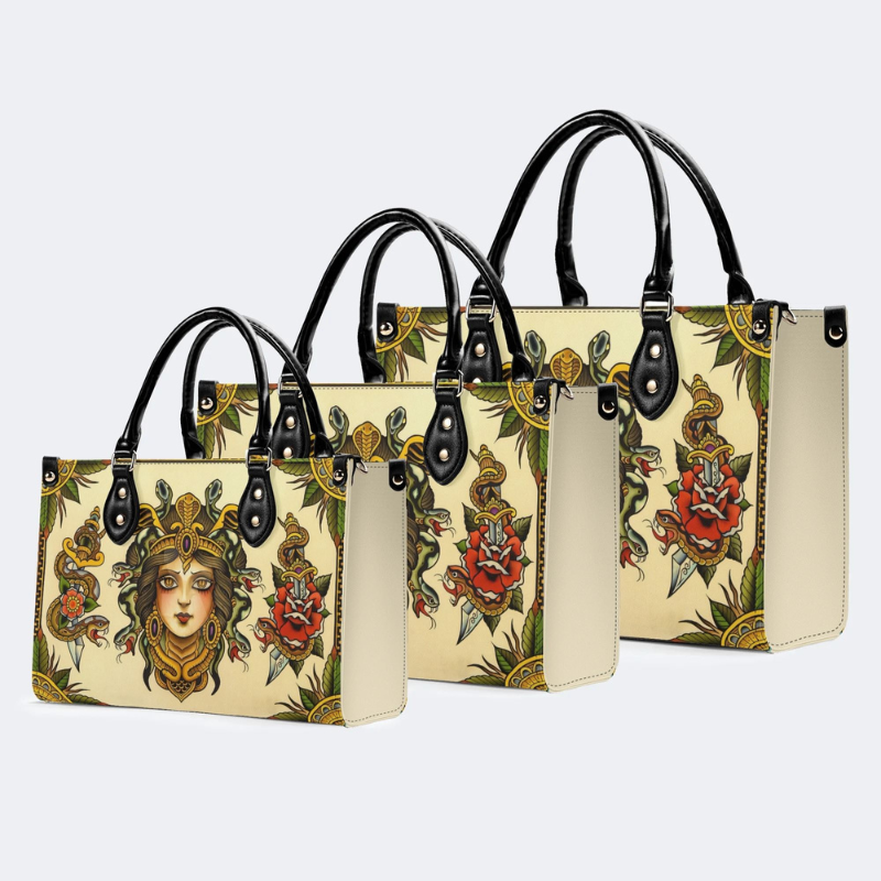 Queen And Serpent Print Handbag Factory Direct Sales