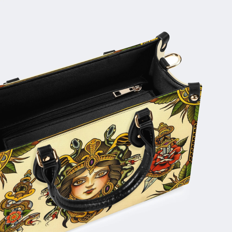 Queen And Serpent Print Handbag Factory Direct Sales