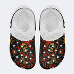 Red Cape With Skull Print Slippers/Sandals Factory Direct Sales
