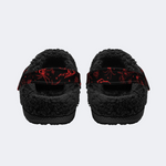Red Spider And Moth Print Slippers/Sandals Factory Direct Sales