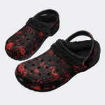 Red Spider And Moth Print Slippers/Sandals Factory Direct Sales