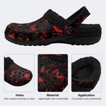 Red Spider And Moth Print Slippers/Sandals Factory Direct Sales