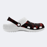 Red Spider And Moth Print Slippers/Sandals Factory Direct Sales