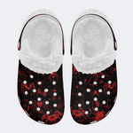 Red Spider And Moth Print Slippers/Sandals Factory Direct Sales