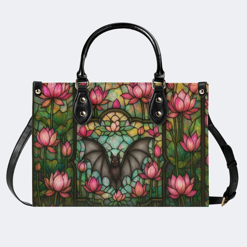 Retro Bats And Lotus Handbag Factory Direct Sales