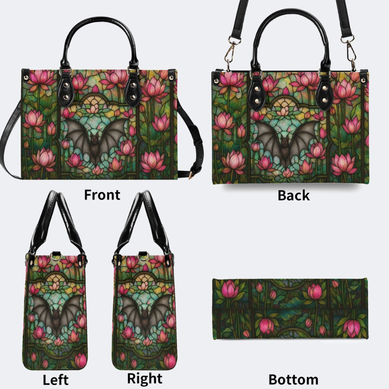 Retro Bats And Lotus Handbag Factory Direct Sales_10