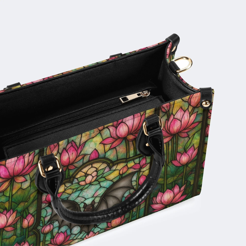 Retro Bats And Lotus Handbag Factory Direct Sales_11