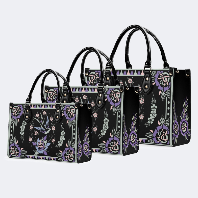 Retro Bird Print Handbag Factory Direct Sales_13