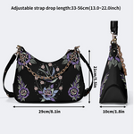 Retro Bird Print Leather Crossbody Bag Factory direct sales_06