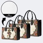 Retro Black Dragon Print Handbag Factory Direct Sales_13
