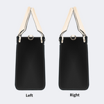 Retro Black Panther And Bow And Arrow Print Handbag_05