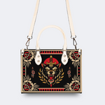 Retro Black Panther And Dagger Print Handbag_03