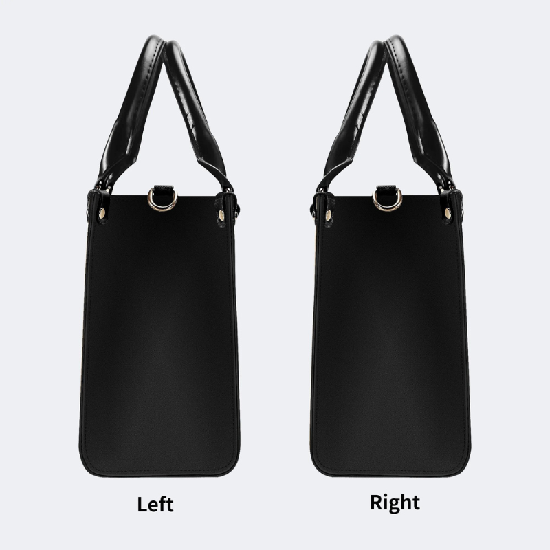 Retro Black Panther And Dagger Print Handbag_04