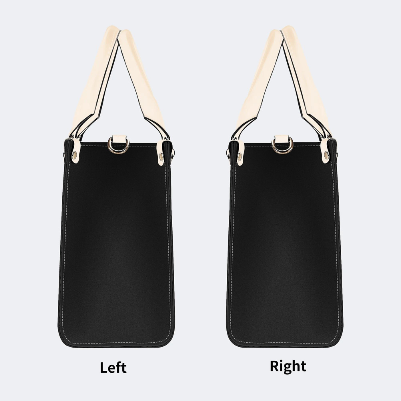 Retro Black Panther And Dagger Print Handbag_05