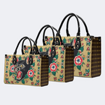 Retro Black Panther Head Print Handbag Factory Direct Sales_13