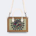 Retro Black Panther Print Handbag Factory Direct Sales