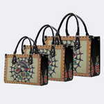 Retro Black Panther Print Handbag Factory Direct Sales