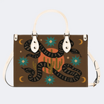 Retro Double Snakes And Starry Sky Handbag_01