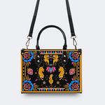 Retro Five Tigers Print Handbag Factory Direct Sales_02