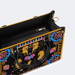 Retro Five Tigers Print Handbag Factory Direct Sales_11