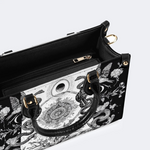 Retro Flora And Fauna And Sun Print Handbag_11