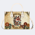 Retro Fox Head Print Handbag Factory Direct Sales