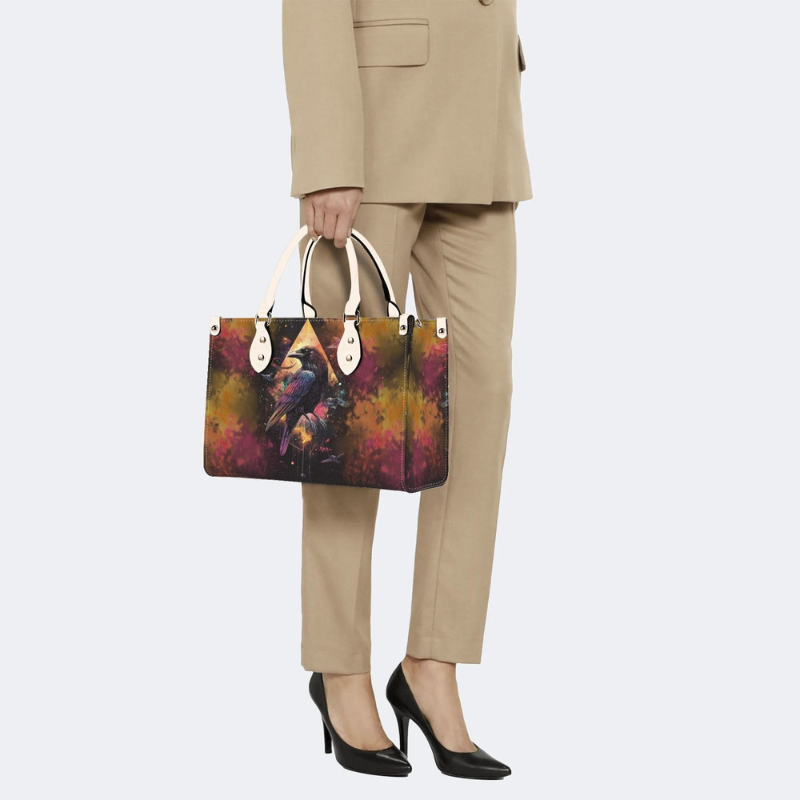 Retro Ink Crow Handbag Factory Direct Sales_09