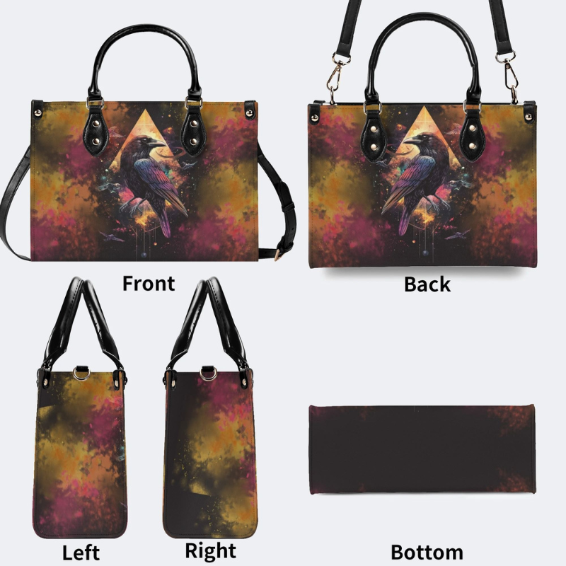 Retro Ink Crow Handbag Factory Direct Sales_10