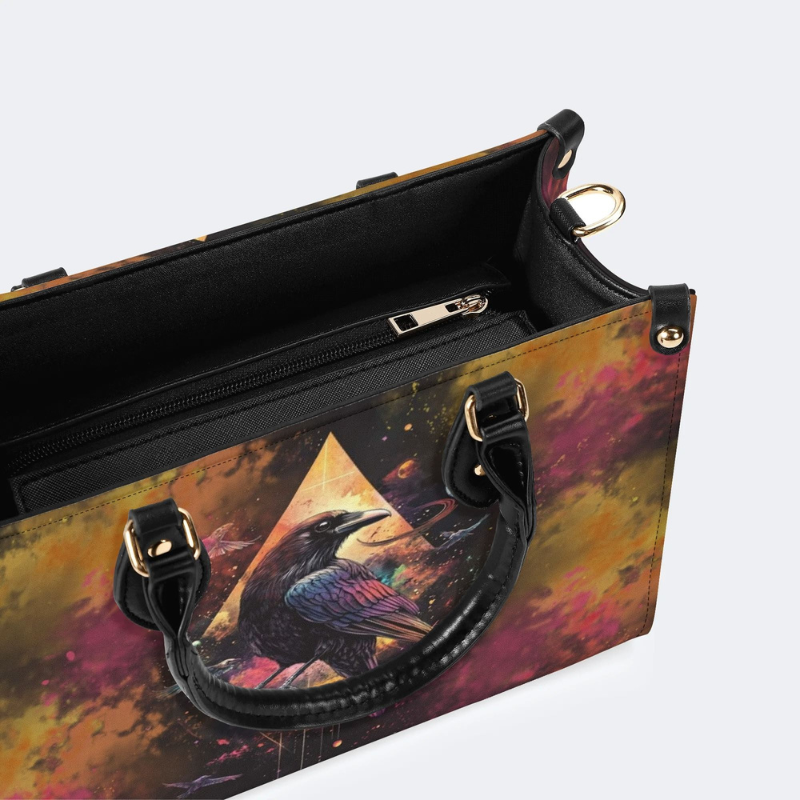 Retro Ink Crow Handbag Factory Direct Sales_11