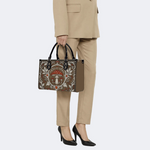 Retro Mushroom And Gem Print Handbag Factory Direct Sales_08