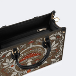 Retro Mushroom And Gem Print Handbag Factory Direct Sales_11