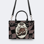 Retro Roaring Tiger Print Handbag Factory Direct Sales
