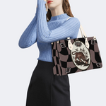 Retro Roaring Tiger Print Handbag Factory Direct Sales