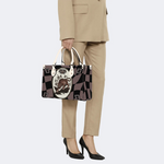 Retro Roaring Tiger Print Handbag Factory Direct Sales