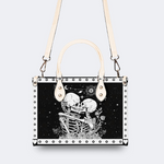 Retro Skull Lovers Print Handbag Factory Direct Sales_03