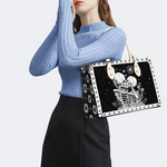 Retro Skull Lovers Print Handbag Factory Direct Sales_07
