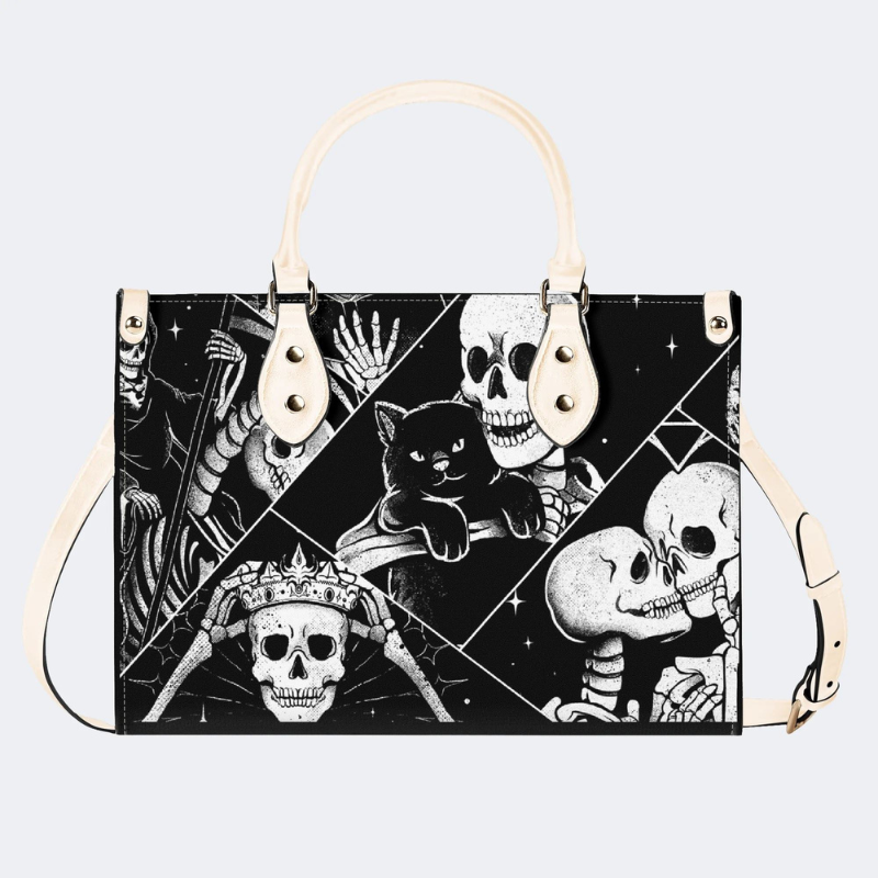 Skeleton And Kitten Handbag Factory Direct Sales_01