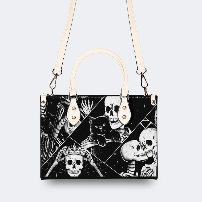 Skeleton And Kitten Handbag Factory Direct Sales_03
