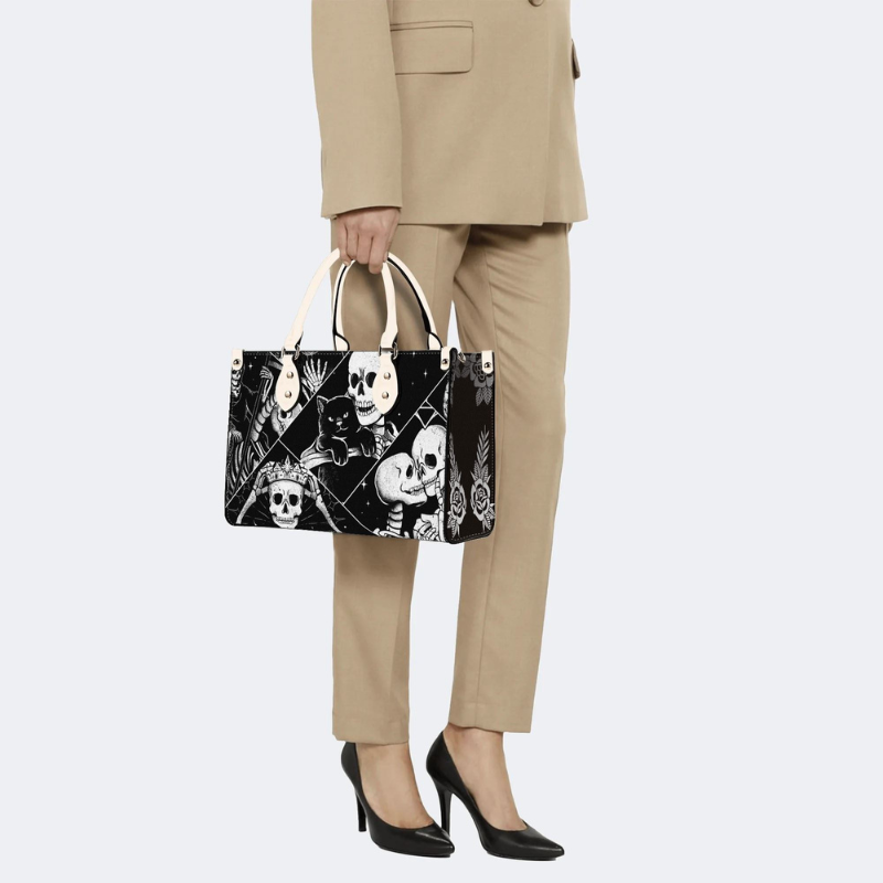 Skeleton And Kitten Handbag Factory Direct Sales_09