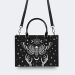 Skeleton Hands and Death Moths Handbag Factory Direct Sales_02