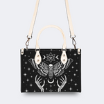 Skeleton Hands and Death Moths Handbag Factory Direct Sales_03