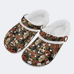 Skeleton Holding A Rose Slippers/Sandals Factory Direct Sales