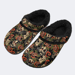 Skeleton Holding A Rose Slippers/Sandals Factory Direct Sales