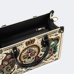 Skeleton King Print Handbag Factory Direct Sales