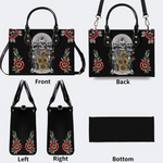 Skull And Sunflower Print Handbag Factory Direct Sales
