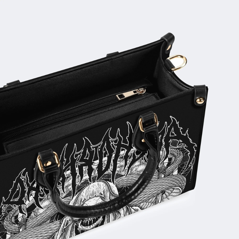 Skull Grim Reaper And Snake Handbag Factory Direct Sales