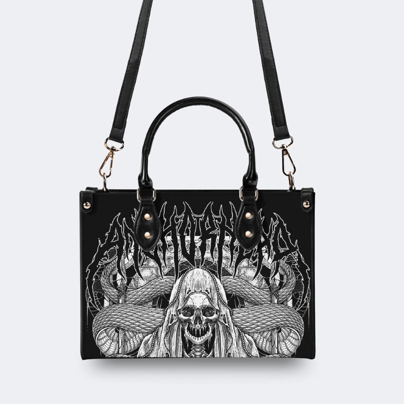 Skull Grim Reaper And Snake Handbag Factory Direct Sales